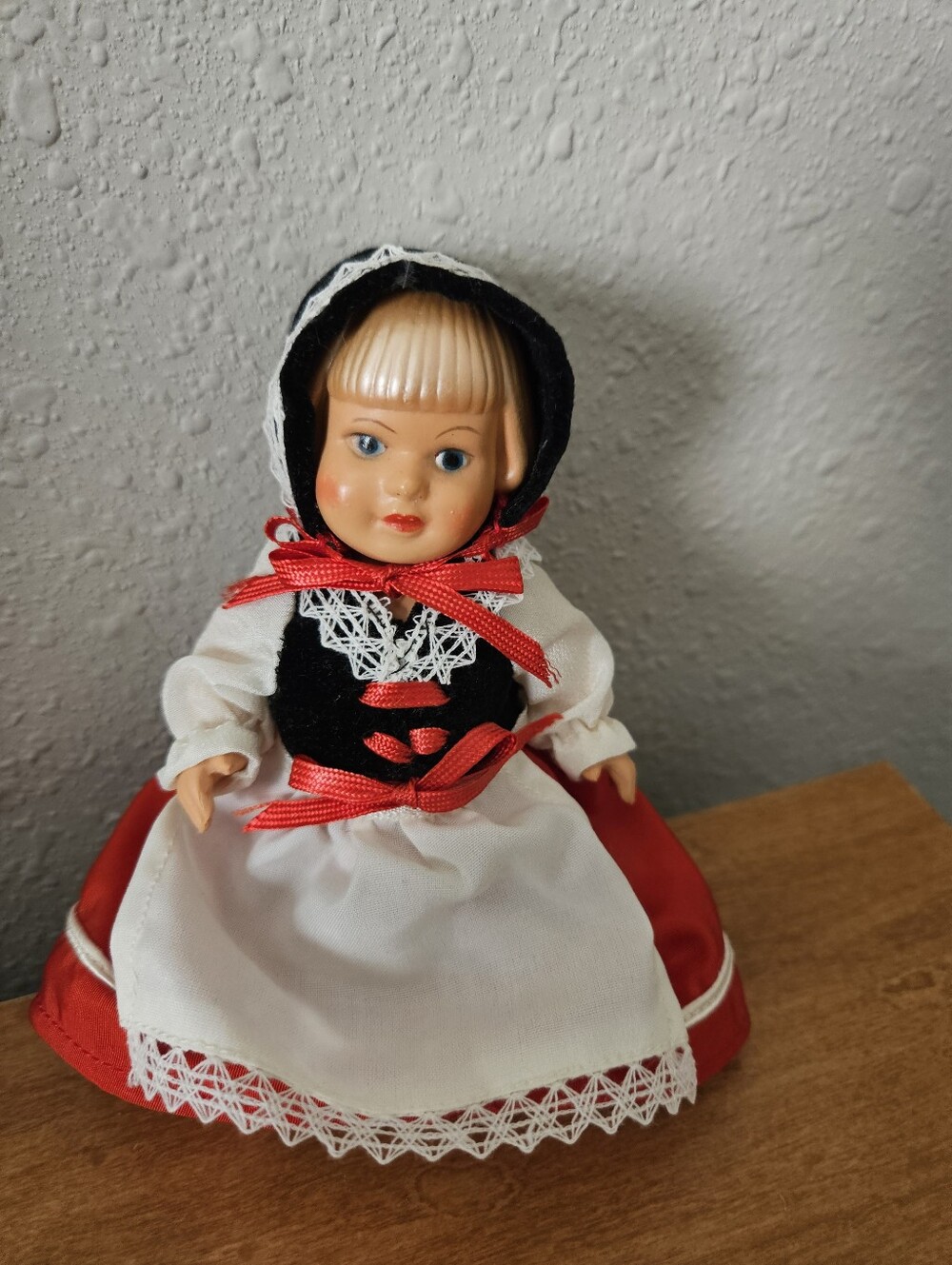 Vintage 6 Inch European Girl Doll in Costume